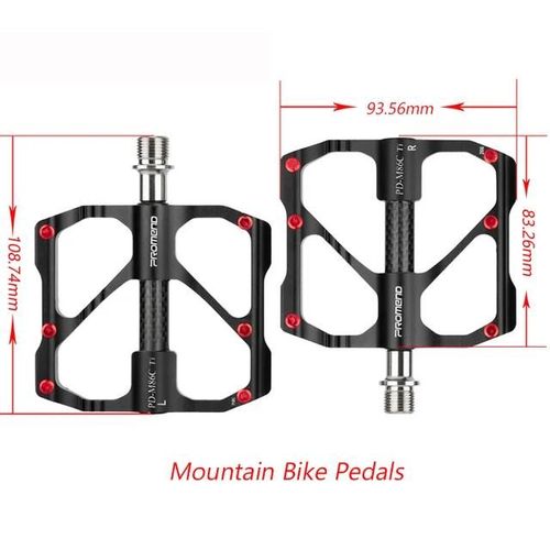 Vtt - Pédale De Vélo En Titane, Tube En Carbone, 86t, 3 Palin, Pour Vélo De Route