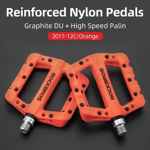 2017-12cor - Pédales De Vélo Plates En Nylon, Vtt, Bmx, Route, Ultralégères, Accessoires