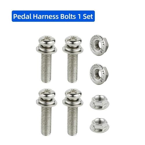 Boulons 4pcs - Deemount Sangle Coordonnante Pour Chaussures De Vélo, 1 Paire, Accessoire De Sécurité Pour Entraînement