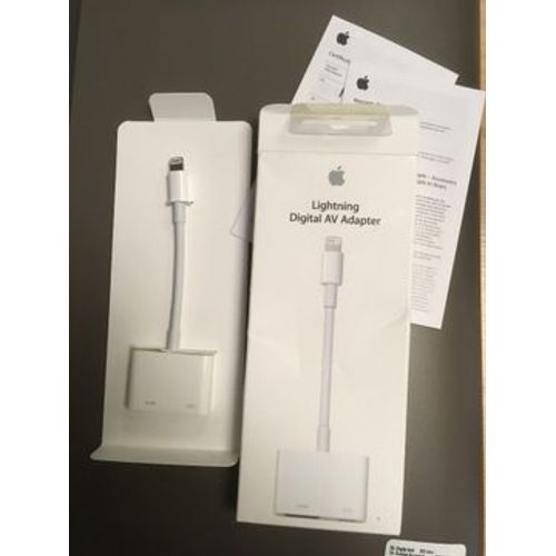 Adaptateur iphone ipad foudre hdmi MD826ZM/A,JL310