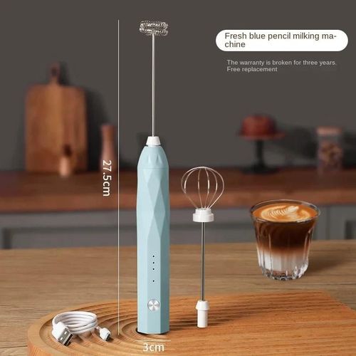 Mongdio-Mousseur à café électrique,batteur à lait domestique,mélangeur à main,110V,220V - Type F #I