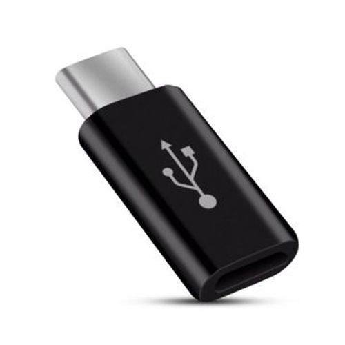 Adaptateur GSM CITY USB TYPE-C vers MICRO USB Noir,JL670