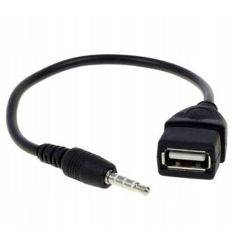 Câble Adaptateur Mini Jack 3.5mm AUX vers USB OTG Host,JL722
