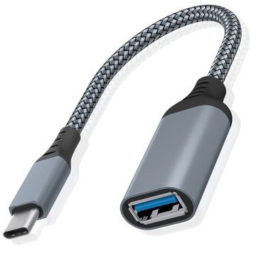 Cble adaptateur USB-C vers USB-A 3.1 OTG MAC avec USB C,JL8...