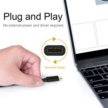 Cble adaptateur USB Type-C vers DP DisplayPort 4K 3.1,JL978... - 5