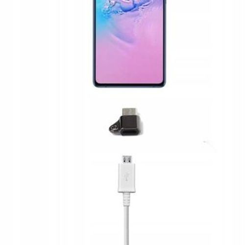 Adaptateur micro USB vers TYPE-C avec chaîne noire,JL981
