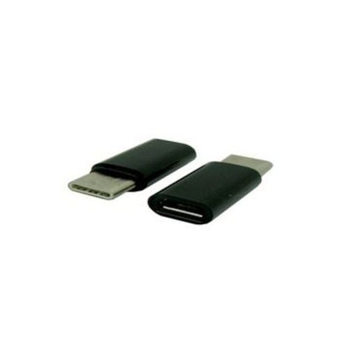 Adaptateur Micro USB/TYPE-C Noir,JL1274