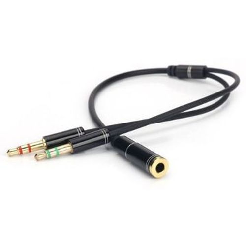 Câble Adaptateur Mini Jack 3.5mm Casque Microphone,JL1772