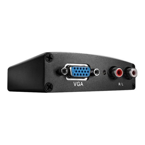 Lindy VGA & Audio to HDMI Converter - Convertisseur vidéo - VGA - HDMI