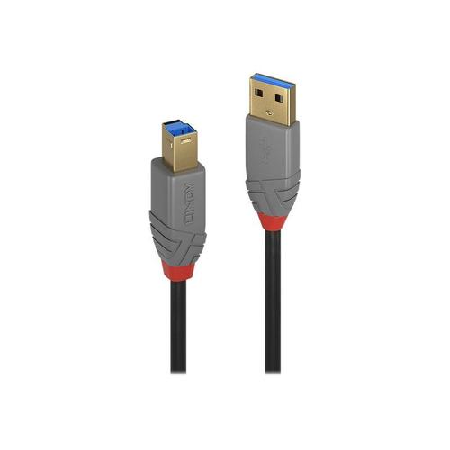 Lindy Anthra Line - Câble USB - USB type A (M) pour USB Type B (M) - USB 3.0 - 5 m
