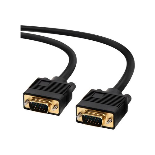 DLH - Câble VGA - HD-15 (VGA) (M) pour HD-15 (VGA) (M) - 1.8 m - vis moletées