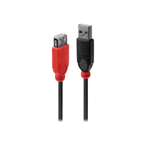 Lindy USB 2.0 Slimline Active Extension Cable - Rallonge de câble USB - USB (M) pour USB (F) - 5 m