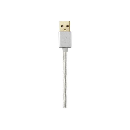 Nedis - Câble Lightning - USB mâle pour Lightning mâle - 1 m - aluminium - rond