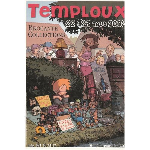 Carte Postale Coppee Thierry Brocante Temploux 2009 (Les Blagues De Toto