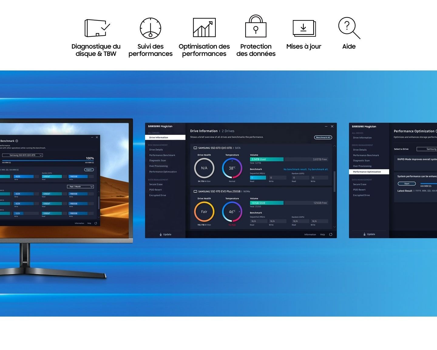 Samsung 870 EVO MZ-77E250B - SSD - chiffré - 250 Go - interne - 2.5 image 1 | Rakuten