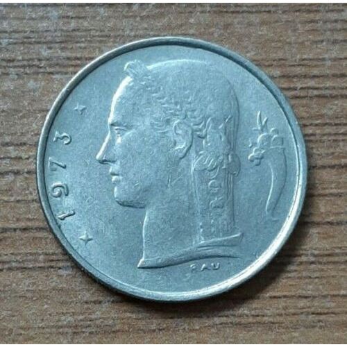 Piece De Monnaie Belgique 1 Franc 1973