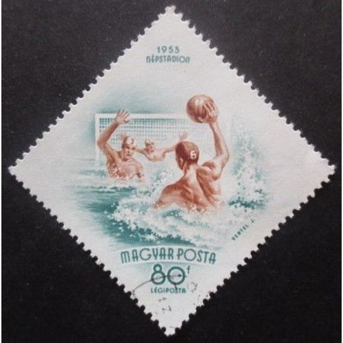 Hongrie Poste Aérienne N°148 Water-Polo Oblitéré