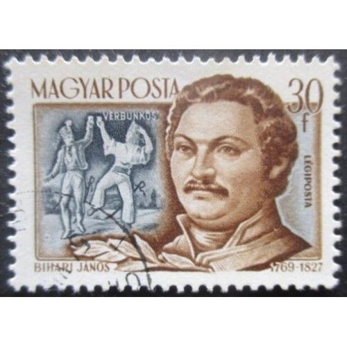 Hongrie Poste Aérienne N°153 Musicien Bihar Oblitéré