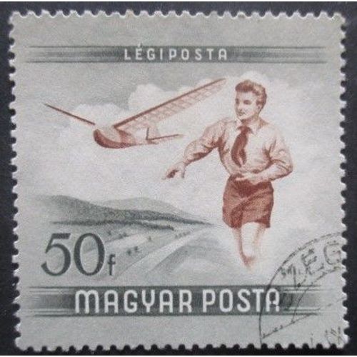 Hongrie Poste Aérienne N°174 Avion Oblitéré