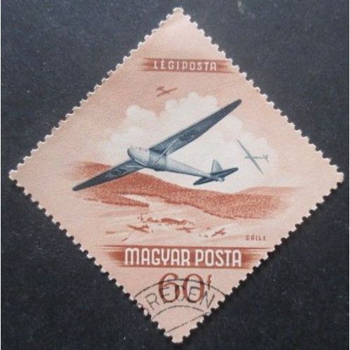 Hongrie Poste Aérienne N°175 Avion Oblitéré