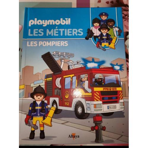 Livre playmobil Les Métiers Les Pompiers Altaya d'occasion