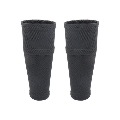 Chaussettes De Mollet De Football À Haute Élasticité Double Couche, Manches De Jambe De Compression De Football Le Noir L