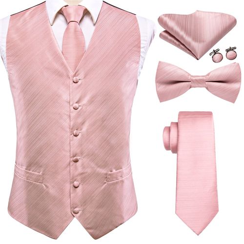 Hi-Aught-Ensemble De Boutons De Manchette Hanky Pour Homme,Gilet Brillant,Veste Pour Homme,Boutons De Manchette N?Ud Papillon,Or,Bleu,Rouge,Vert,Noir