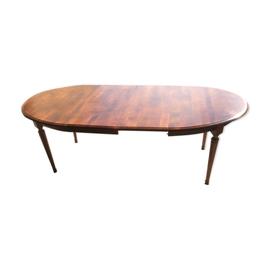 Table Ovale Bois Marron