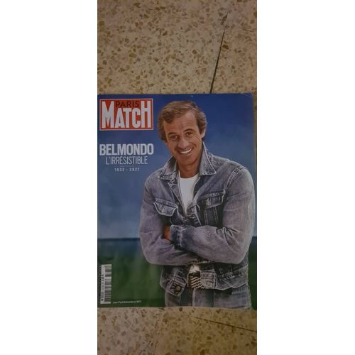 Paris Match. N 3775. 9 Au 15 Septembre 2021# Jean- Paul Belmondo