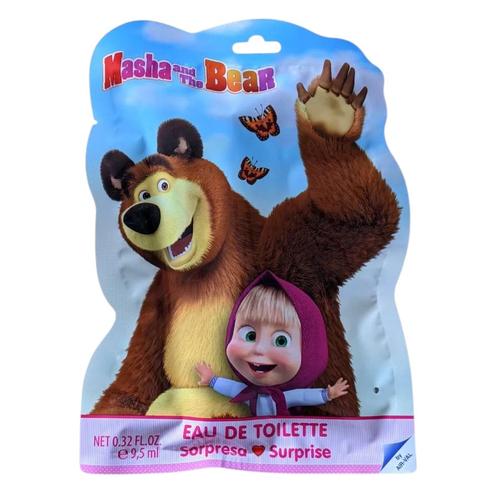 Lot De X 3 Eau De Toilette Masha And The Bear Surprise 9,5ml Pour Enfants A Partir De 6 Ans 