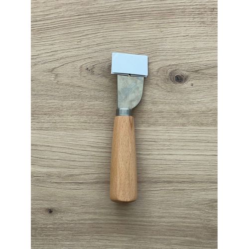 couteau de coupe du cuir, couteau à bordure, couteau de travail du cuir avec manche en bois, coupe facile pour la coupe de maroquinerie 1 pièce
