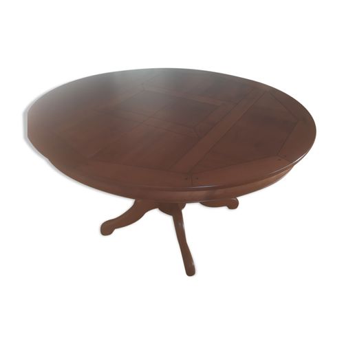 Table Ovale Merisier Marron