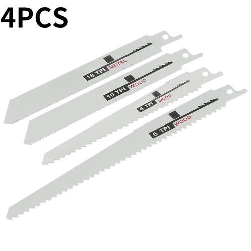 4 PIÈCES - Polyvalent De Coupe - Scie Sabre Lames de Scie Alternative Scie Multi Lame de Scie Pour Couper Du Bois En Métal Pour Bosch Makita Dewalt Outils DE BRICOLAGE