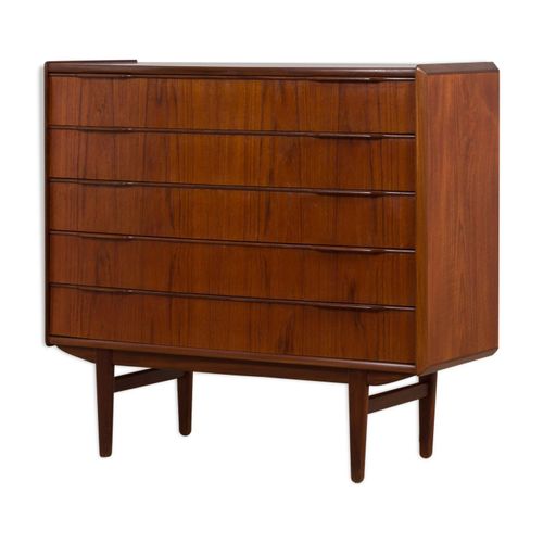Commode Danoise Moderne Du Milieu Du Sicle En Teck Par Vordingborg Mbelfabrik Marron