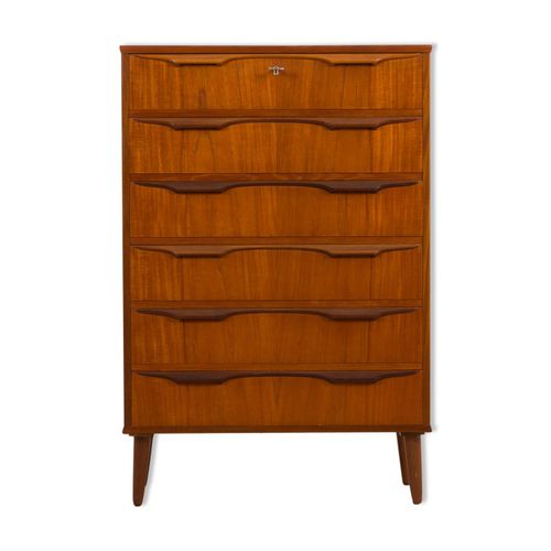 Commode Trekanten En Teck Commode Moderne Danoise Du Milieu Du Sicle Par Klaus Okholm Marron