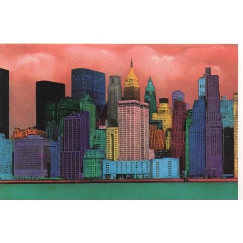 Carte Postale Artistique Grand Format - Elizabeth Lennard - New York's On An Island