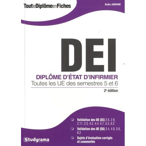 Diplôme D'etat D'infirmier - Toutes Les Ue Des Semestres 5 Et 6