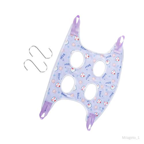 Milageto Hamac De Toilettage Pour Animaux De Compagnie, Serviette De Bain Suspendue, Sac De Retenue De Support De Bandoulière Durable Et Confortable Pour Violet Moyen