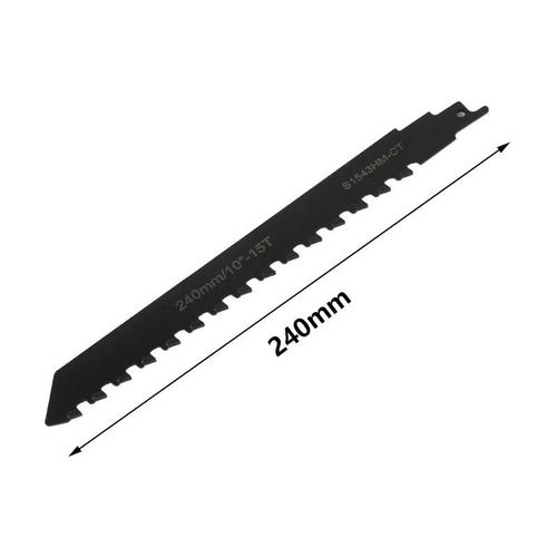 240mm - Livraison gratuite disponible Lames de scie alternatives en alliage dur, en carbure, sabre alternatif, bulle de scie, brique, pierre de béton, outils de coupe et de démolition