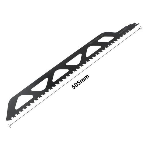 505mm - Livraison gratuite disponible Lames de scie sabre alternatives en alliage, en carbure, scie à bulles, brique, béton, outils de coupe