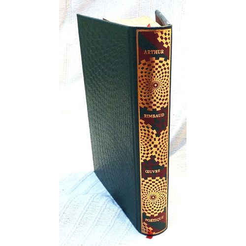 Arthur Rimbaud : " Oeuvres Poetique " ** Éditions D Art Jean De Bonnot - 1979 * Reliure Plein Cuir * Littérature Française*Poésie* 19e
