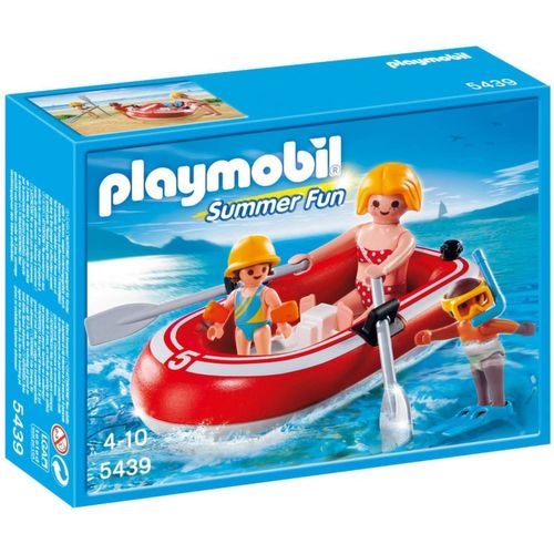 Playmobil 5439 Vacanciers Avec Bateau Pneumatique