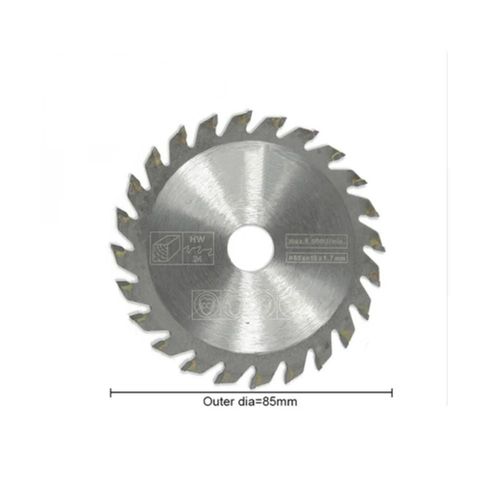 Petite lame de scie circulaire en carbure cémenté, lame de coupe pour le bois, 85mm, diamètre intérieur, 15mm, 24 dents, 85*15*24T
