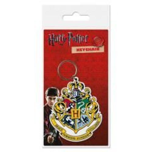 Harry Potter Porte-Clés Caoutchouc Hogwart's Crest 6 Cm