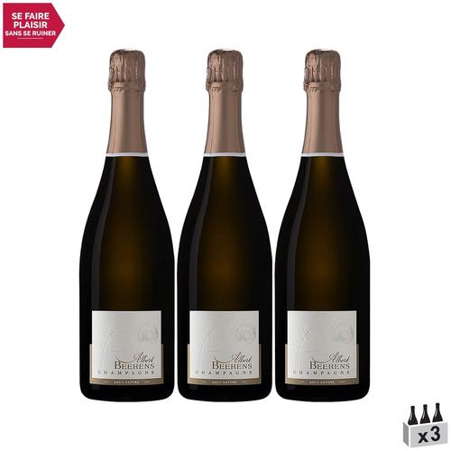 Champagne Albert Beerens Champagne Brut Nature Blanc X3