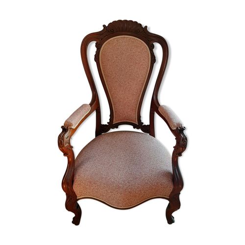 Fauteuil Baroque Marron