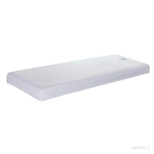 Feuilles De Couverture De Table De Massage Universelles Polyester Respirant Avec Couverture De Lit De Massage Trou Pour Salon De Beauté Table De Massage Spa, Blanc Blanche