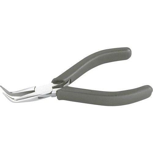 Pince électronique bec 1/2 rond - coudé 45° SAM OUTILLAGE