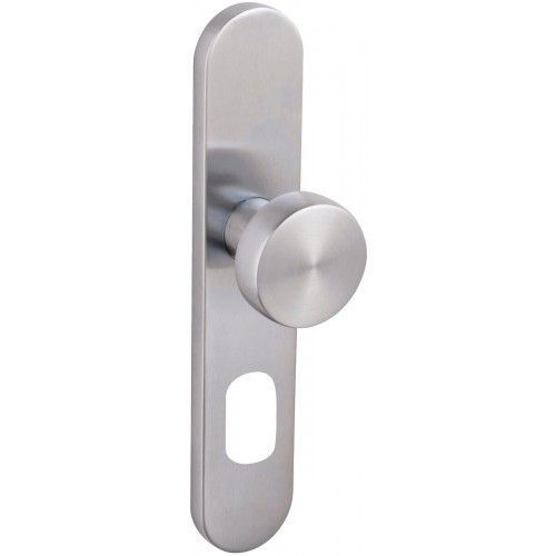 Poignées de porte 494 sur plaques -Linox -A2P** -double béquille VACHETTE