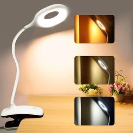Lampe de lecture à clip rechargeable port USB LED Rechargeable et Flexible  / Lampe de Chevet, Lumière Clip